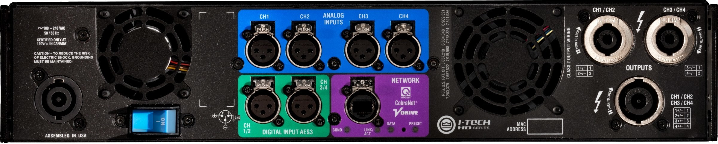 Crown iTech 4x 3500 HD Endstufe